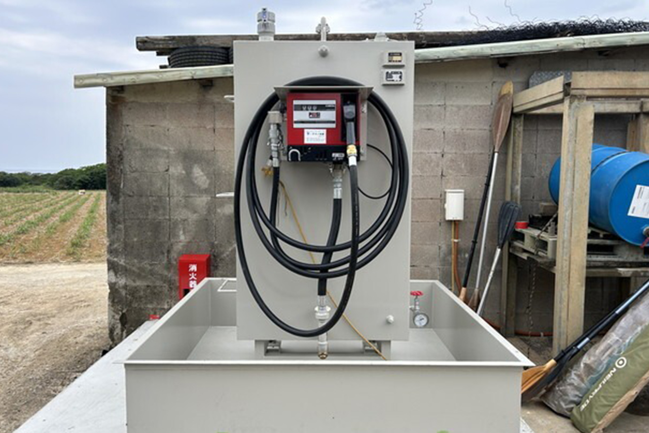 給油機一体型の構造